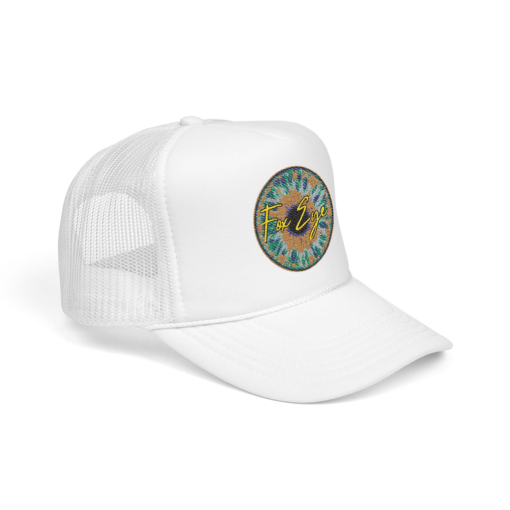 Fox Eye Iris Foam Trucker | Two-Tone Embroidered Badge Hat