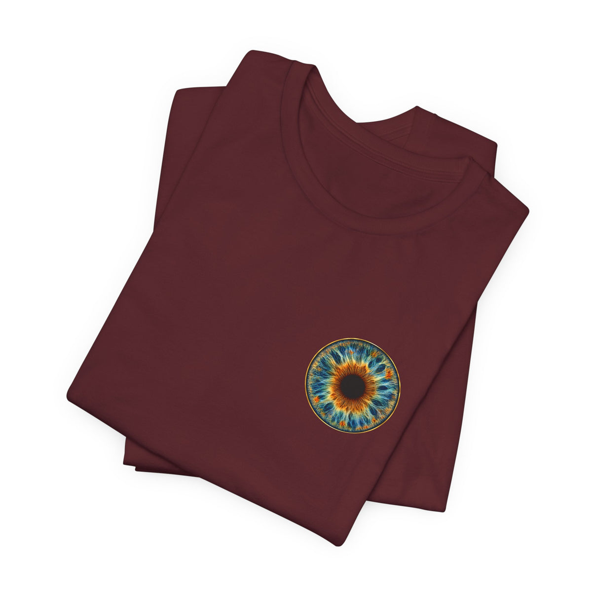 Fox Eye Iris Tee | Soft Cotton Crew Neck