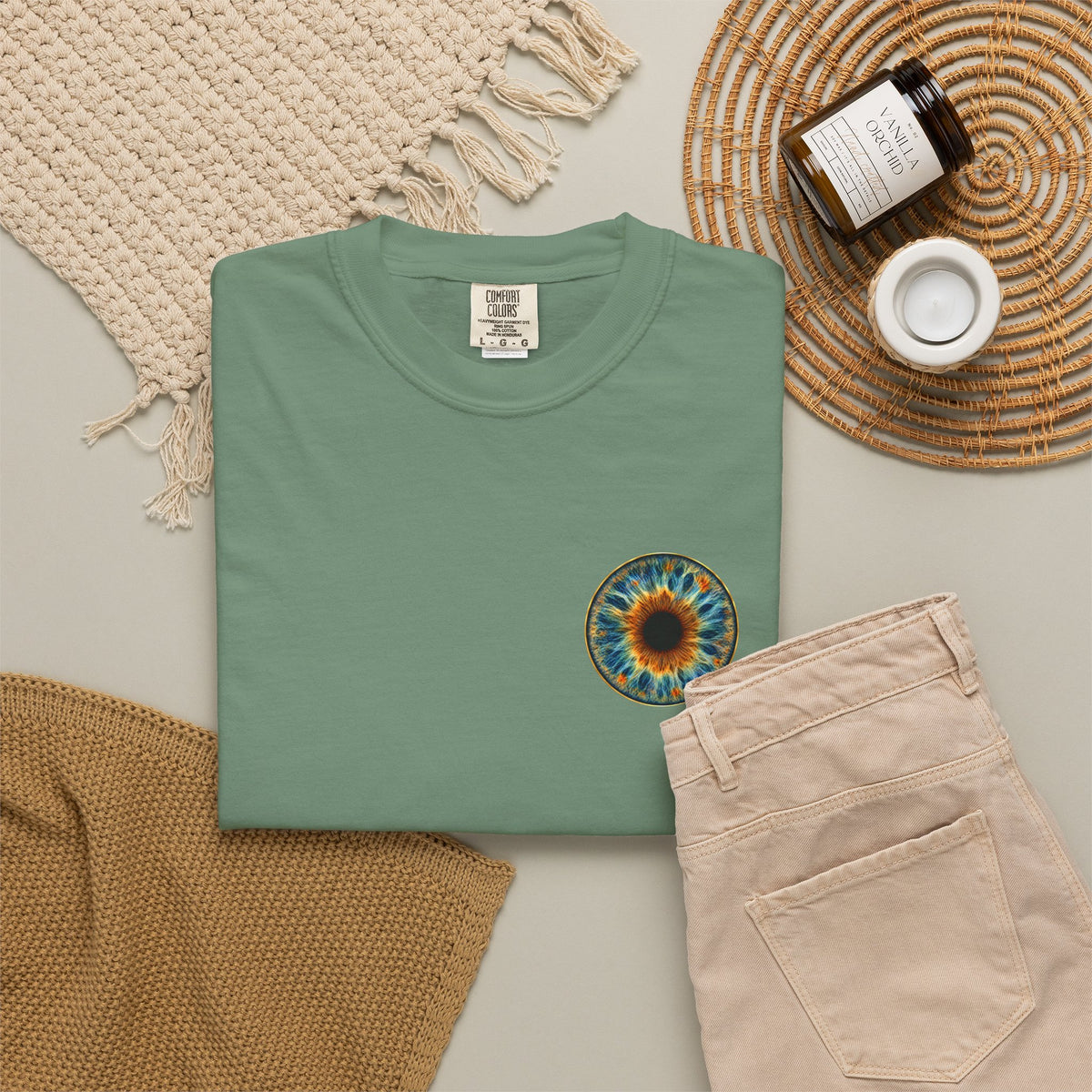 Fox Eye Iris Heavyweight Tee | Garment-Dyed Comfort Colors