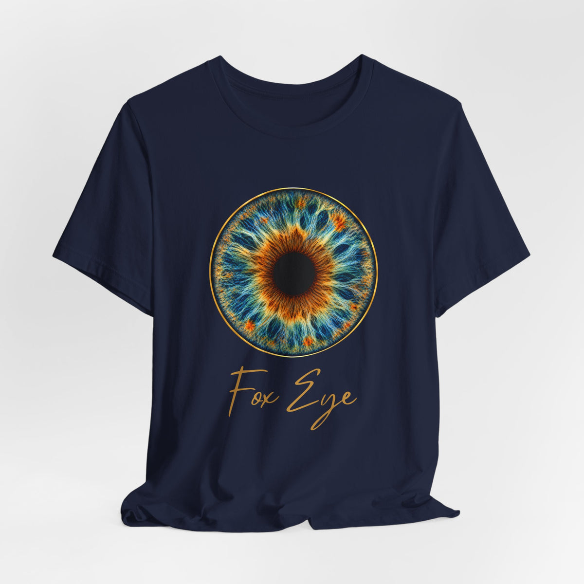 Fox Eye Hero Tee | Big Gold Iris Art Shirt