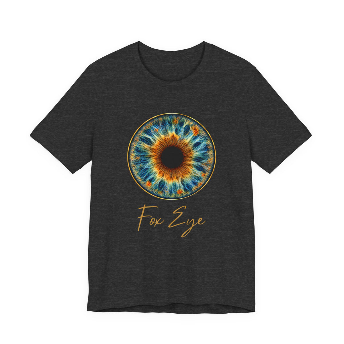 Fox Eye Hero Tee | Big Gold Iris Art Shirt