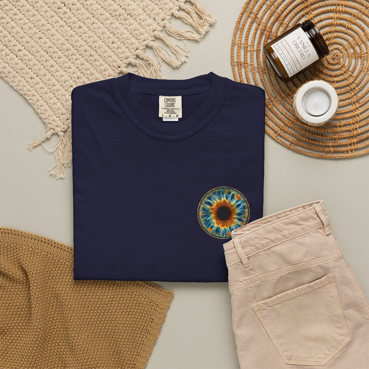 Fox Eye Iris Heavyweight Tee | Garment-Dyed Comfort Colors