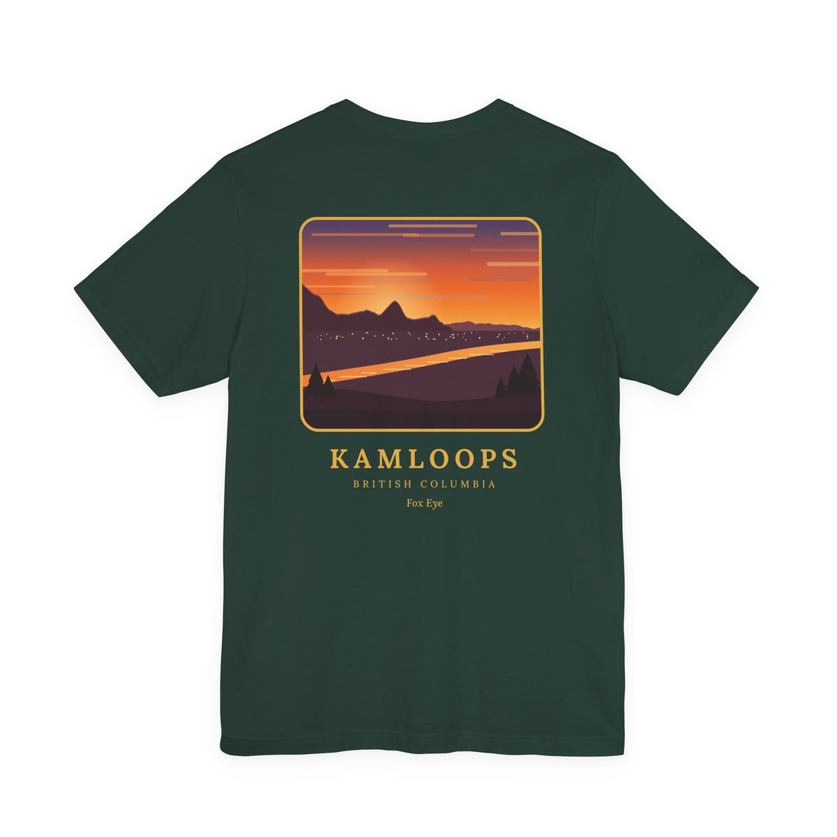 Fox Eye Kamloops Sunrise Tee | Patch Back Print
