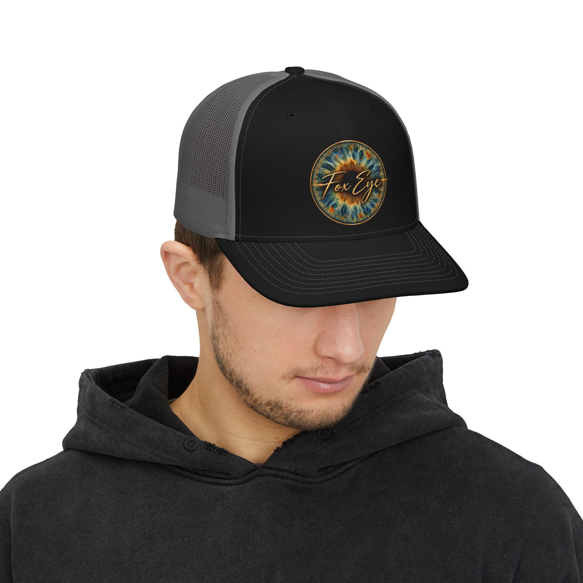 Fox Eye Signature Trucker Cap | Gold Iris Badge