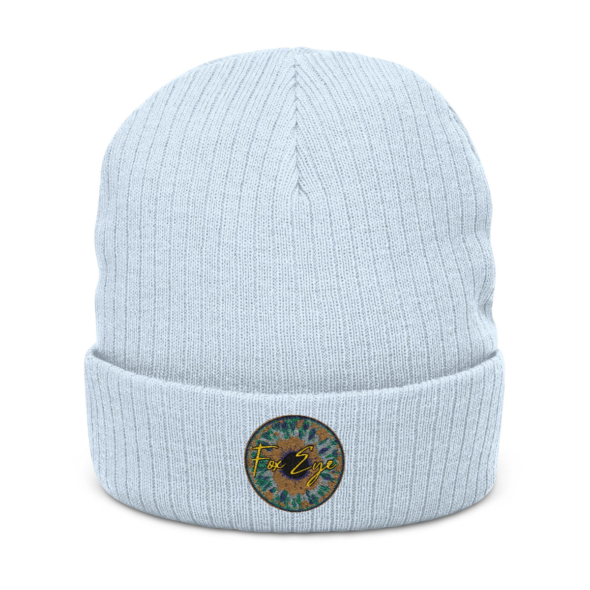 Fox Eye Iris Toque | Ribbed Cuffed Knit Beanie