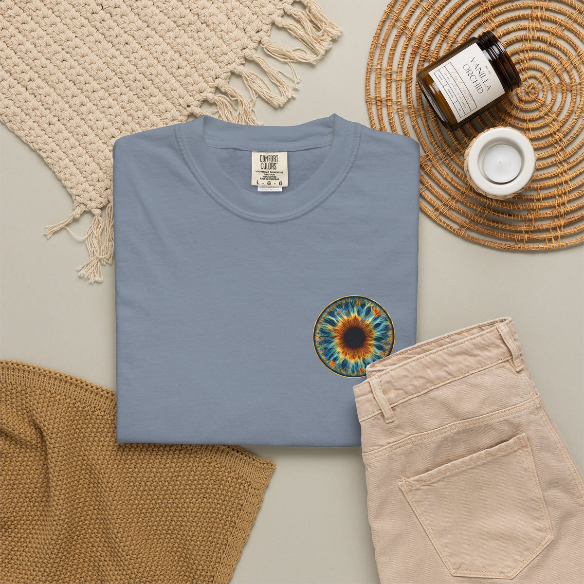 Fox Eye Iris Heavyweight Tee | Garment-Dyed Comfort Colors