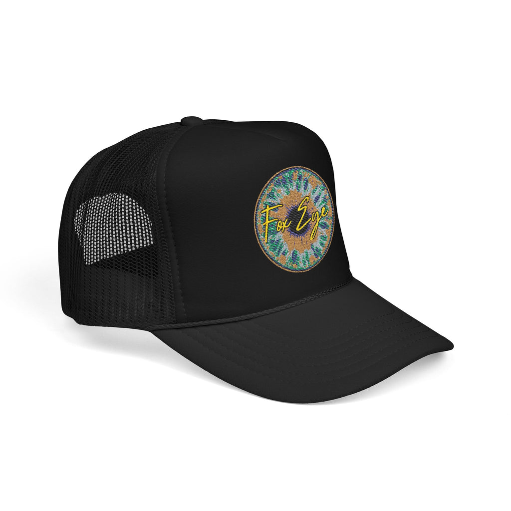 Fox Eye Iris Foam Trucker | Two-Tone Embroidered Badge Hat