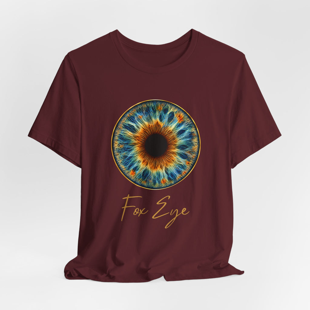 Fox Eye Hero Tee | Big Gold Iris Art Shirt