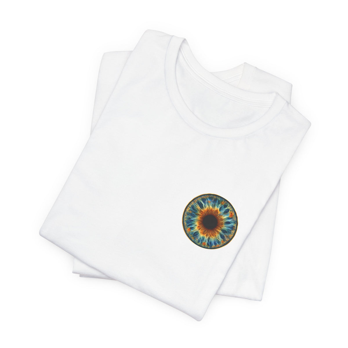 Fox Eye Iris Tee | Soft Cotton Crew Neck