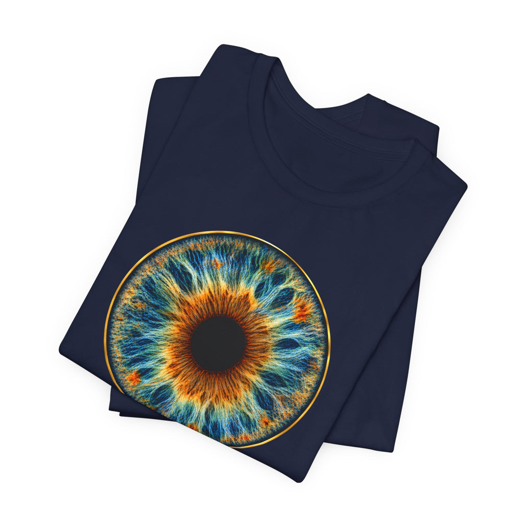 Fox Eye Hero Tee | Big Gold Iris Art Shirt