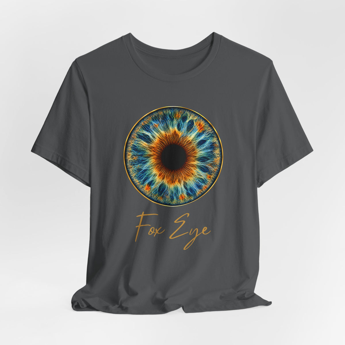 Fox Eye Hero Tee | Big Gold Iris Art Shirt