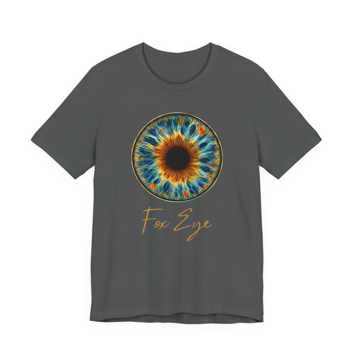 Fox Eye Hero Tee | Big Gold Iris Art Shirt