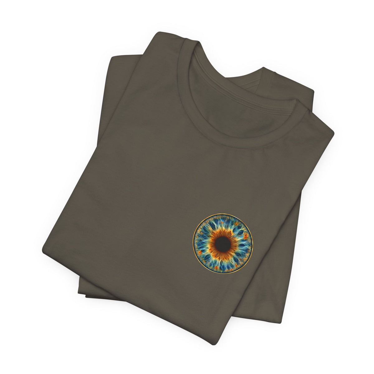 Fox Eye Iris Tee | Soft Cotton Crew Neck