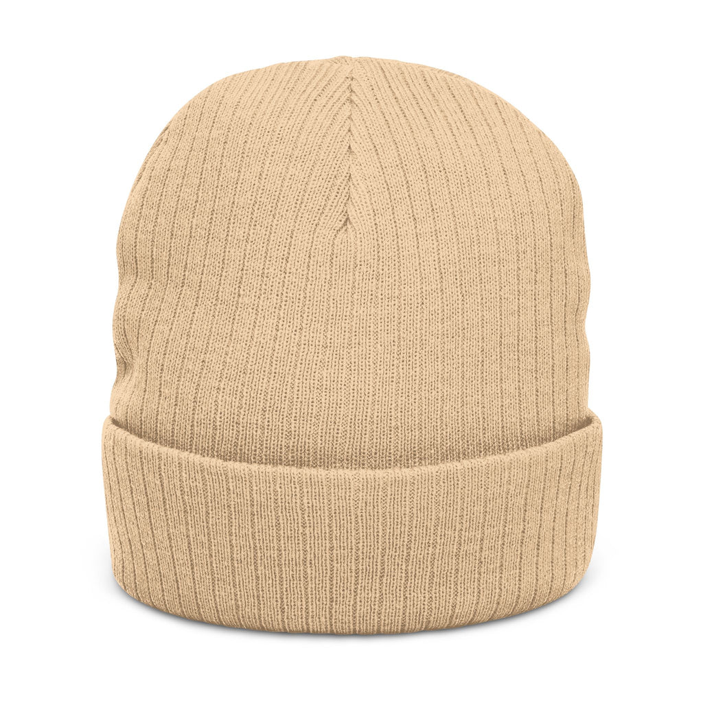Fox Eye Iris Toque | Ribbed Cuffed Knit Beanie