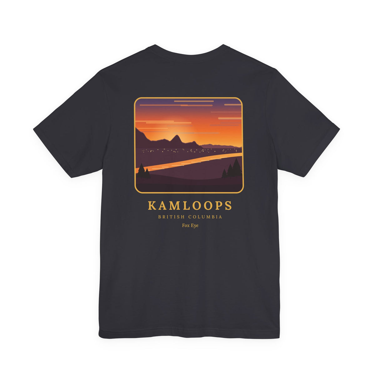 Fox Eye Kamloops Sunrise Tee | Patch Back Print