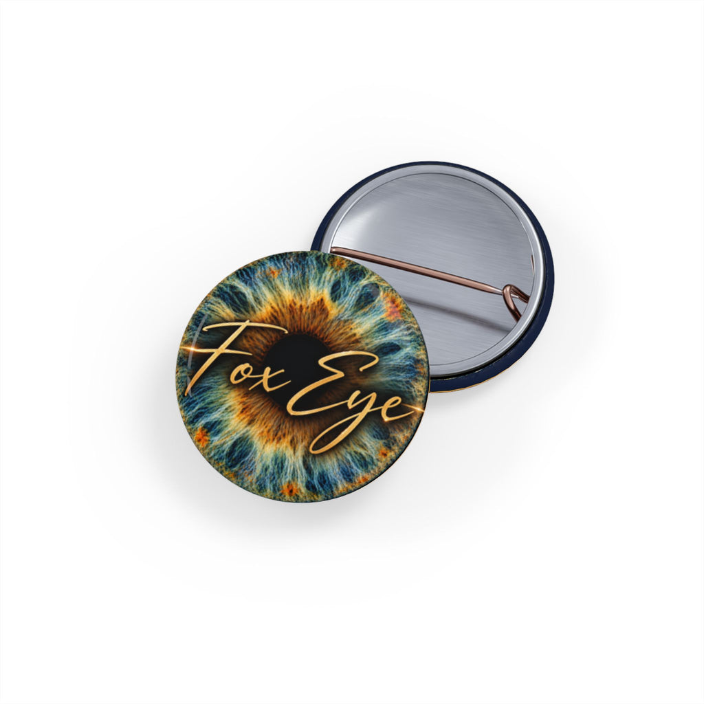 Fox Eye Iris Pin | 1 in Button Badge