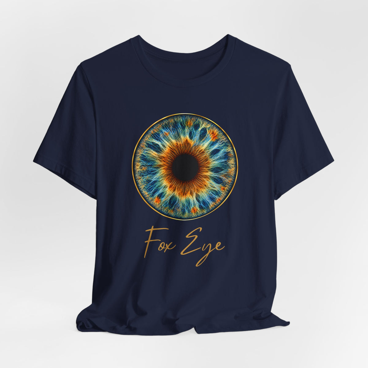 Fox Eye Hero Tee | Big Gold Iris Art Shirt