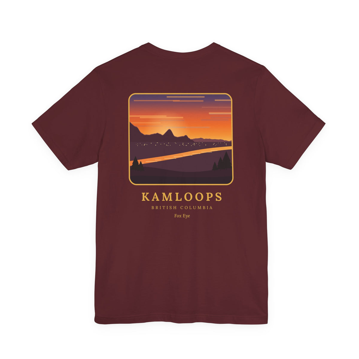 Fox Eye Kamloops Sunrise Tee | Patch Back Print