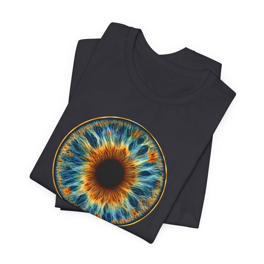 Fox Eye Hero Tee | Big Gold Iris Art Shirt