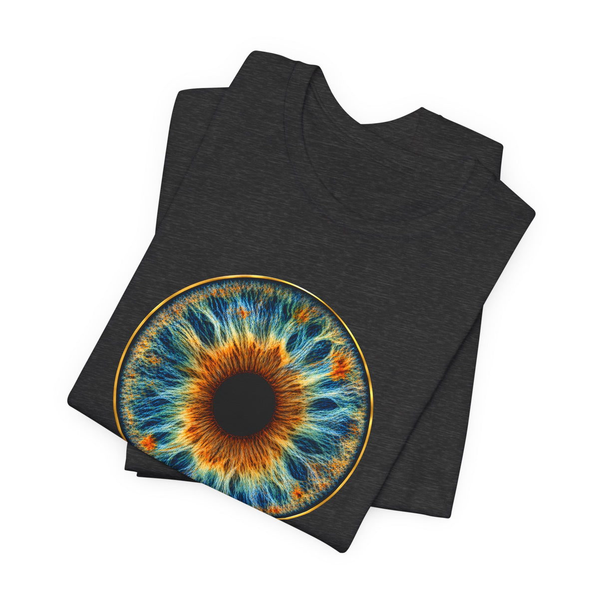 Fox Eye Hero Tee | Big Gold Iris Art Shirt