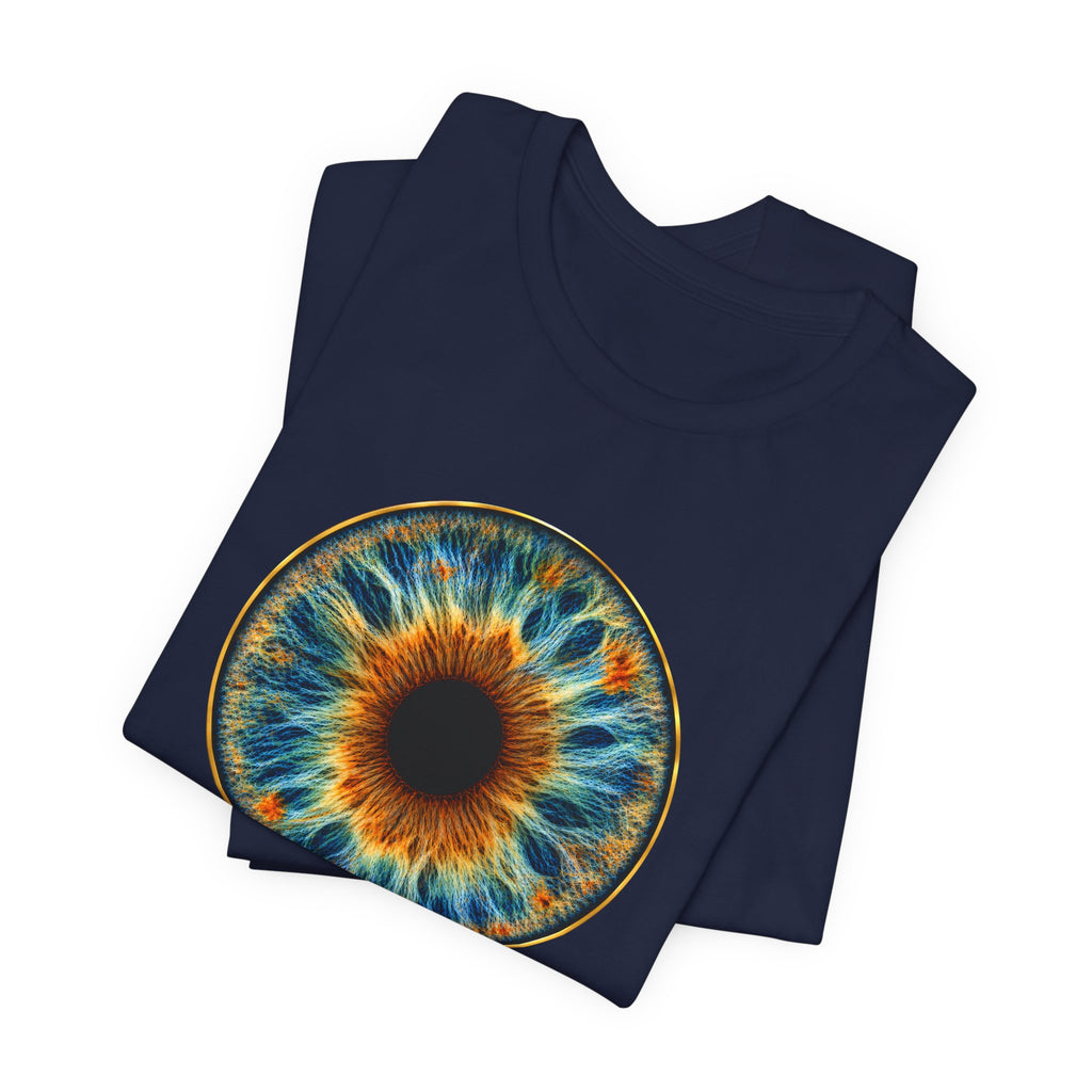 Fox Eye Hero Tee | Big Gold Iris Art Shirt