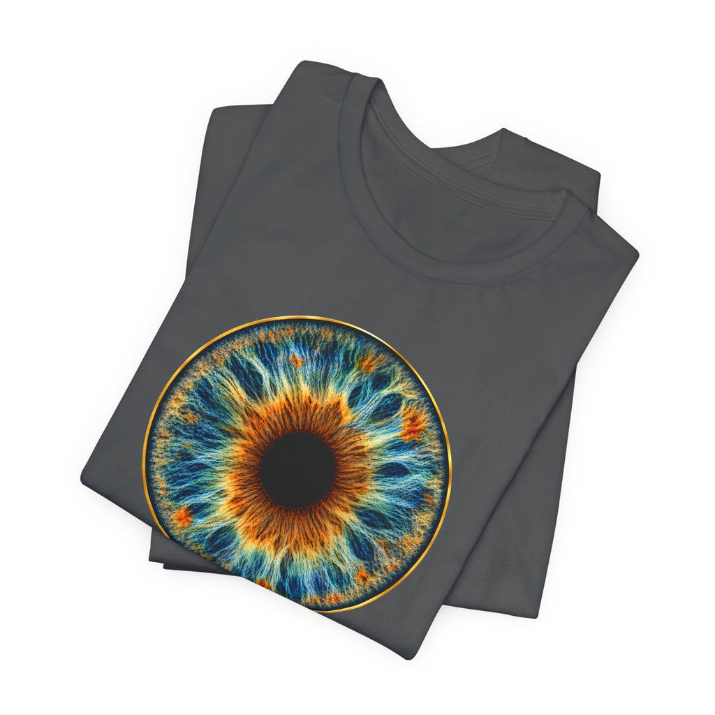 Fox Eye Hero Tee | Big Gold Iris Art Shirt