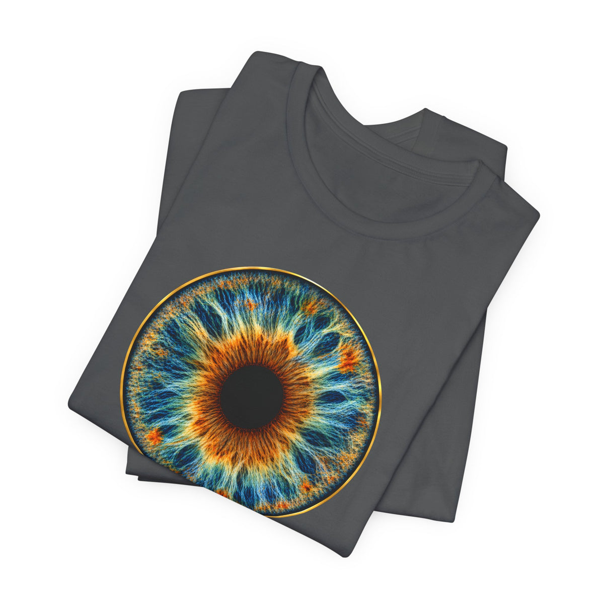 Fox Eye Hero Tee | Big Gold Iris Art Shirt