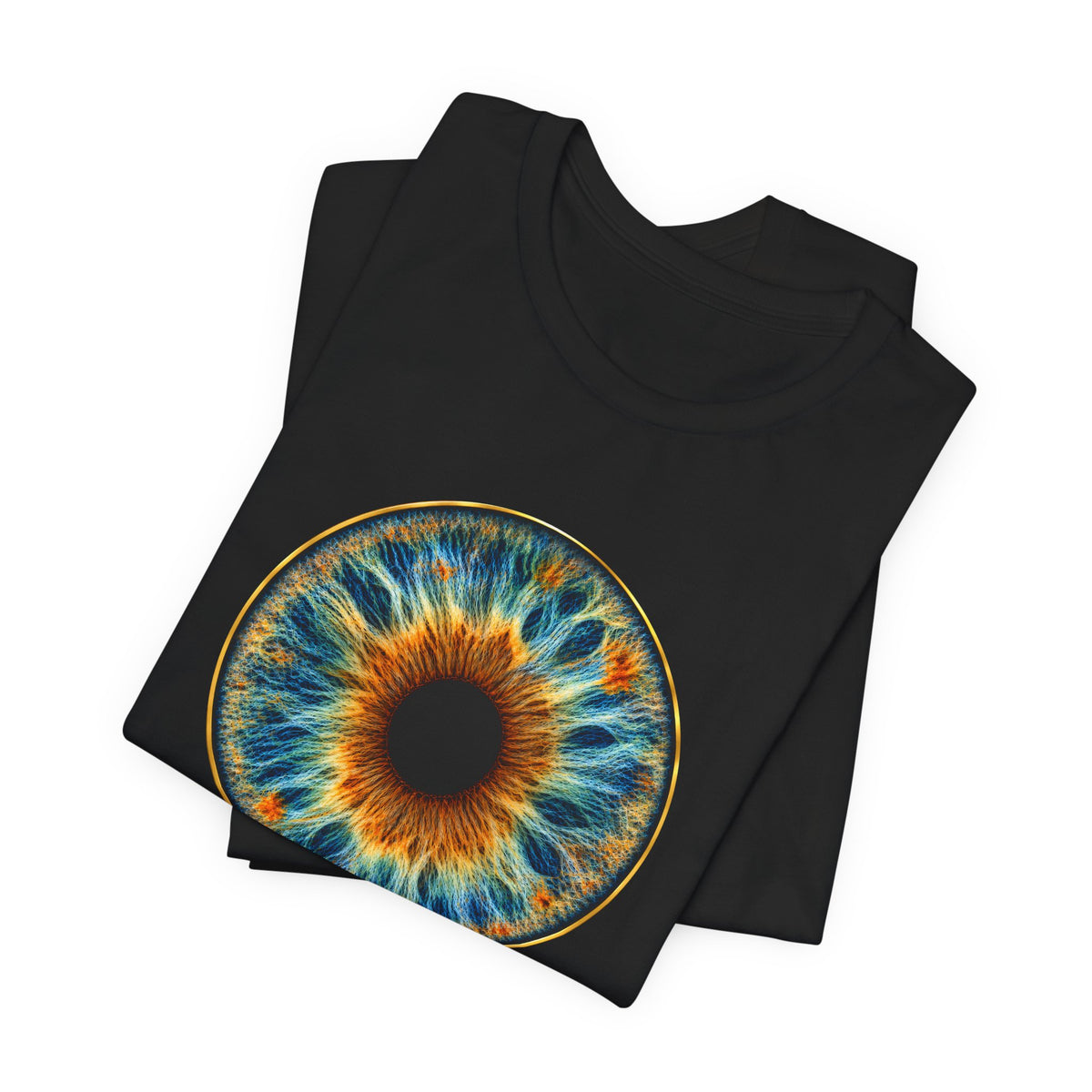 Fox Eye Hero Tee | Big Gold Iris Art Shirt