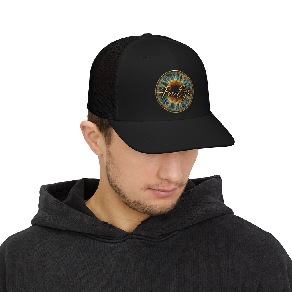 Fox Eye Signature Trucker Cap | Gold Iris Badge