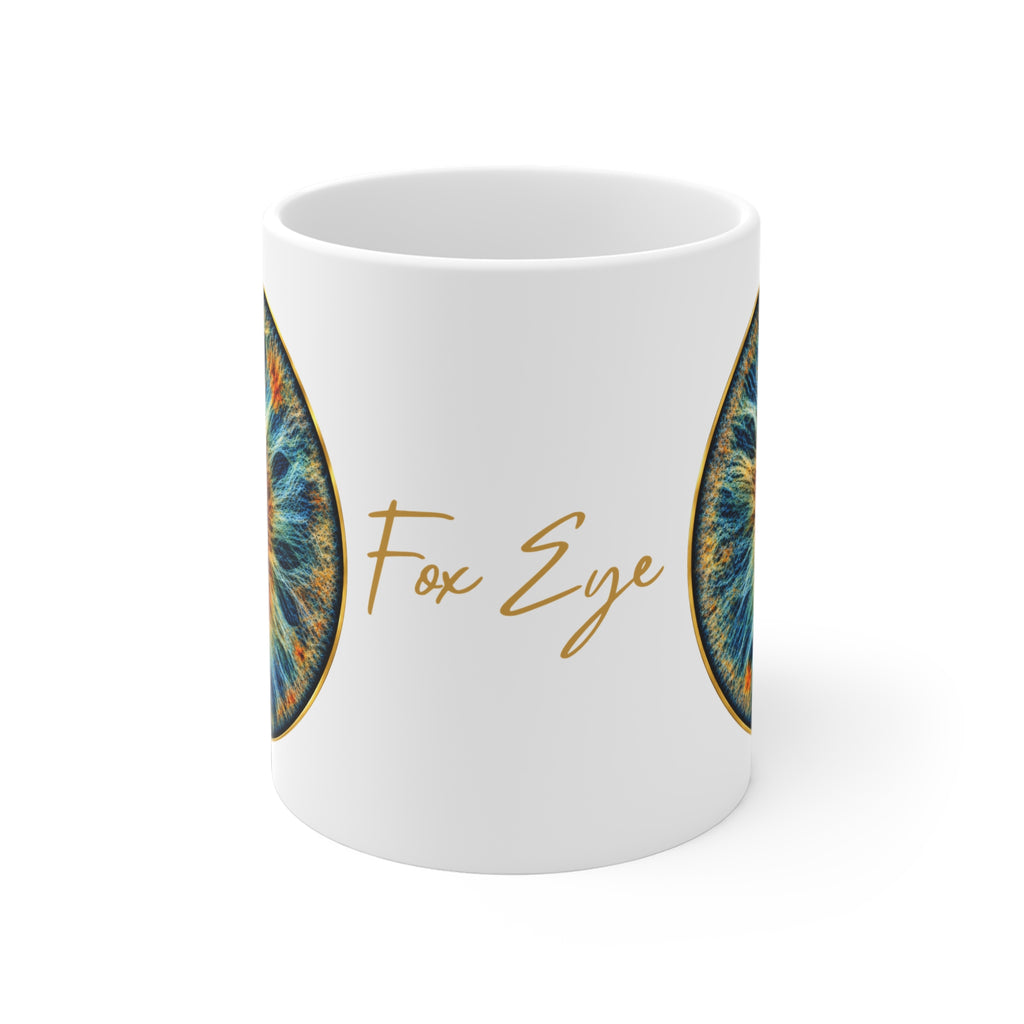 Fox Eye Iris Mug | 11 oz Ceramic Coffee Mug