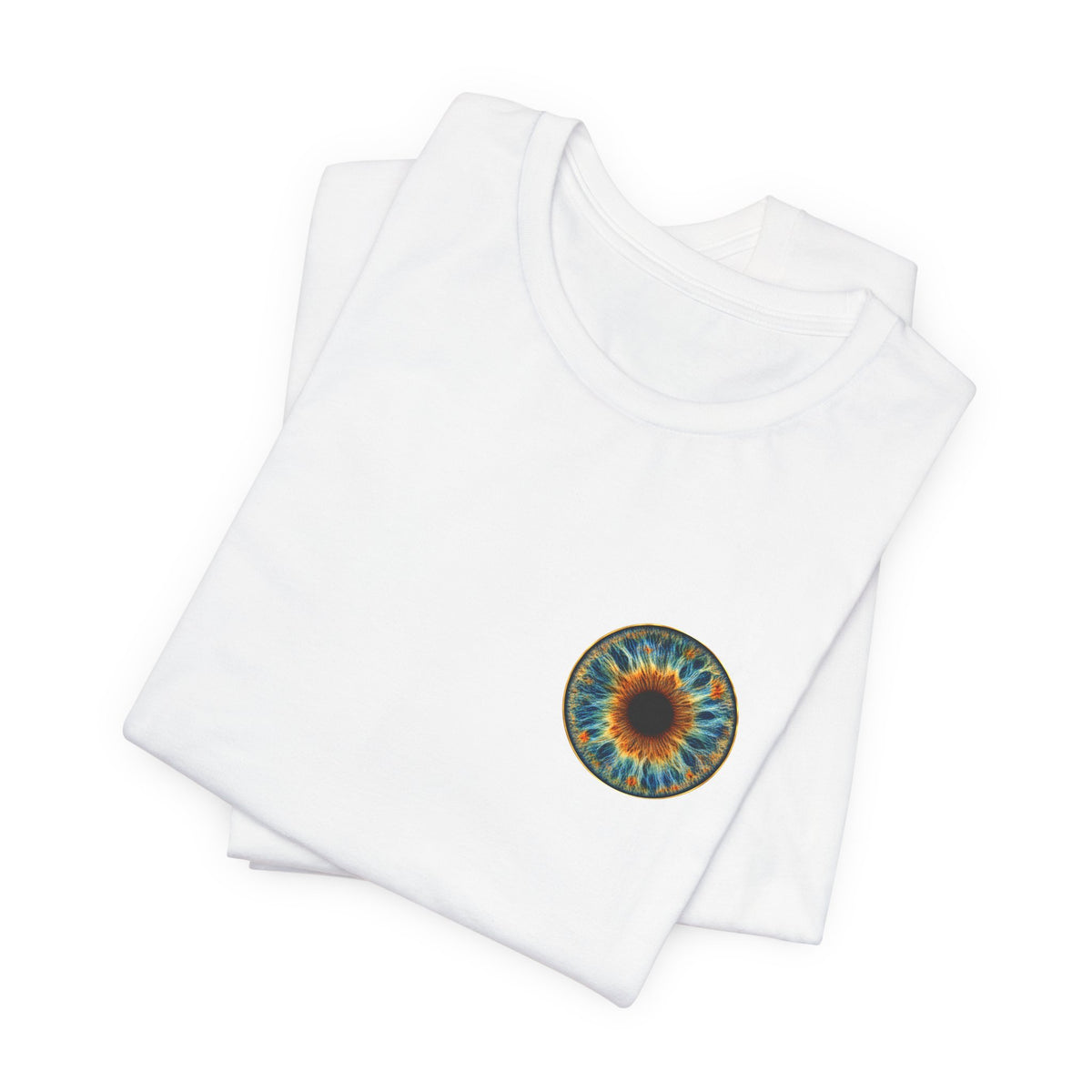 Fox Eye Iris Tee | Soft Cotton Crew Neck