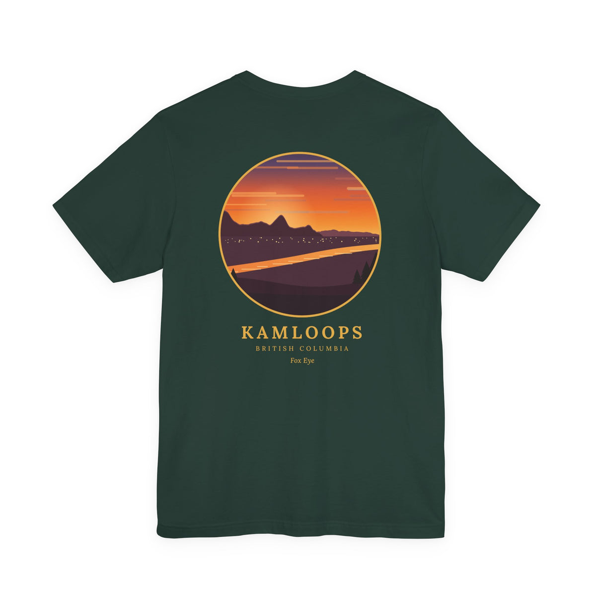 Fox Eye Kamloops Sunrise Tee | Circle Back Print