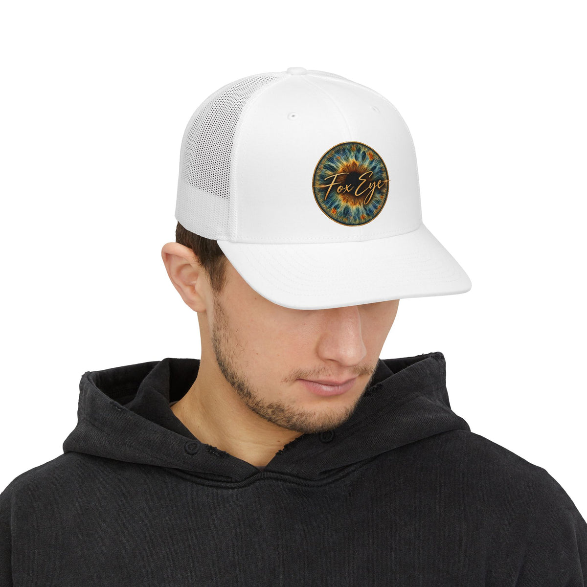 Fox Eye Signature Trucker Cap | Gold Iris Badge