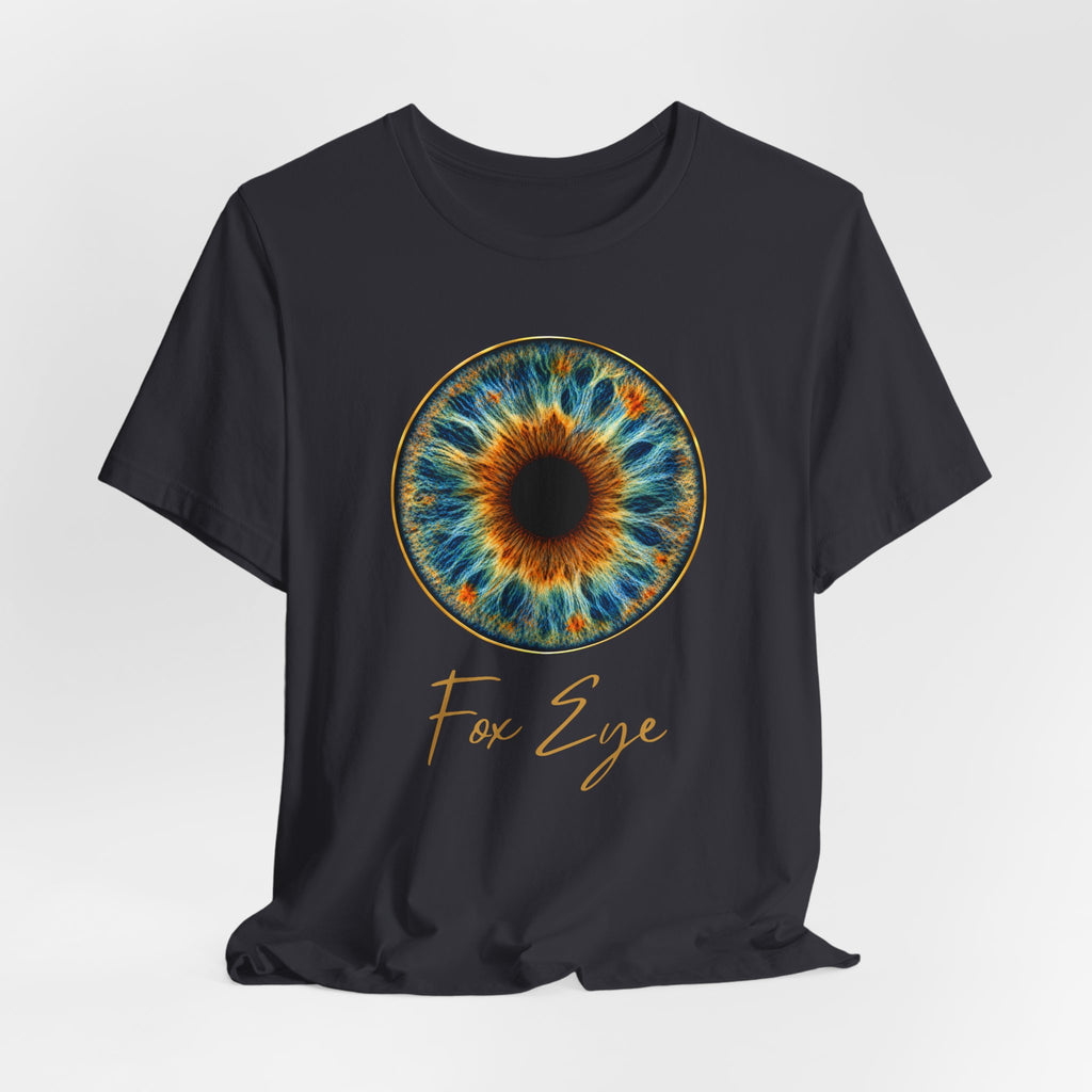 Fox Eye Hero Tee | Big Gold Iris Art Shirt
