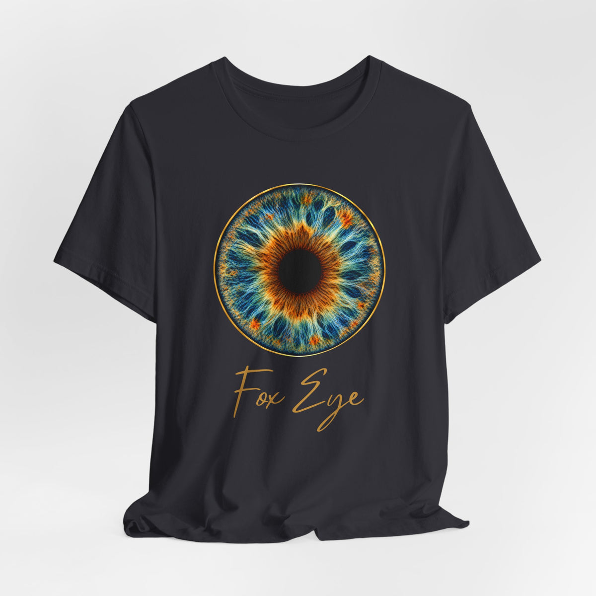Fox Eye Hero Tee | Big Gold Iris Art Shirt