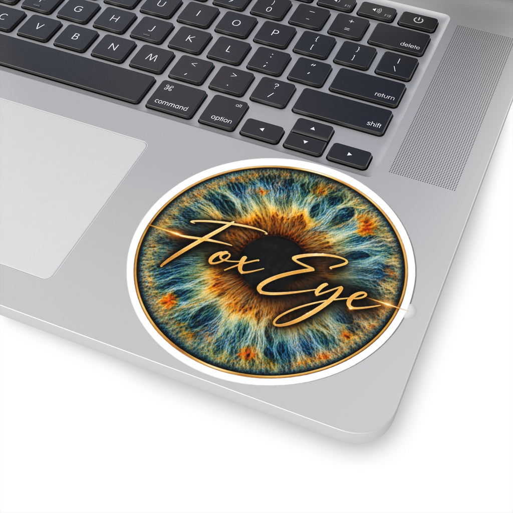 Fox Eye Badge Sticker | Kiss-Cut Vinyl