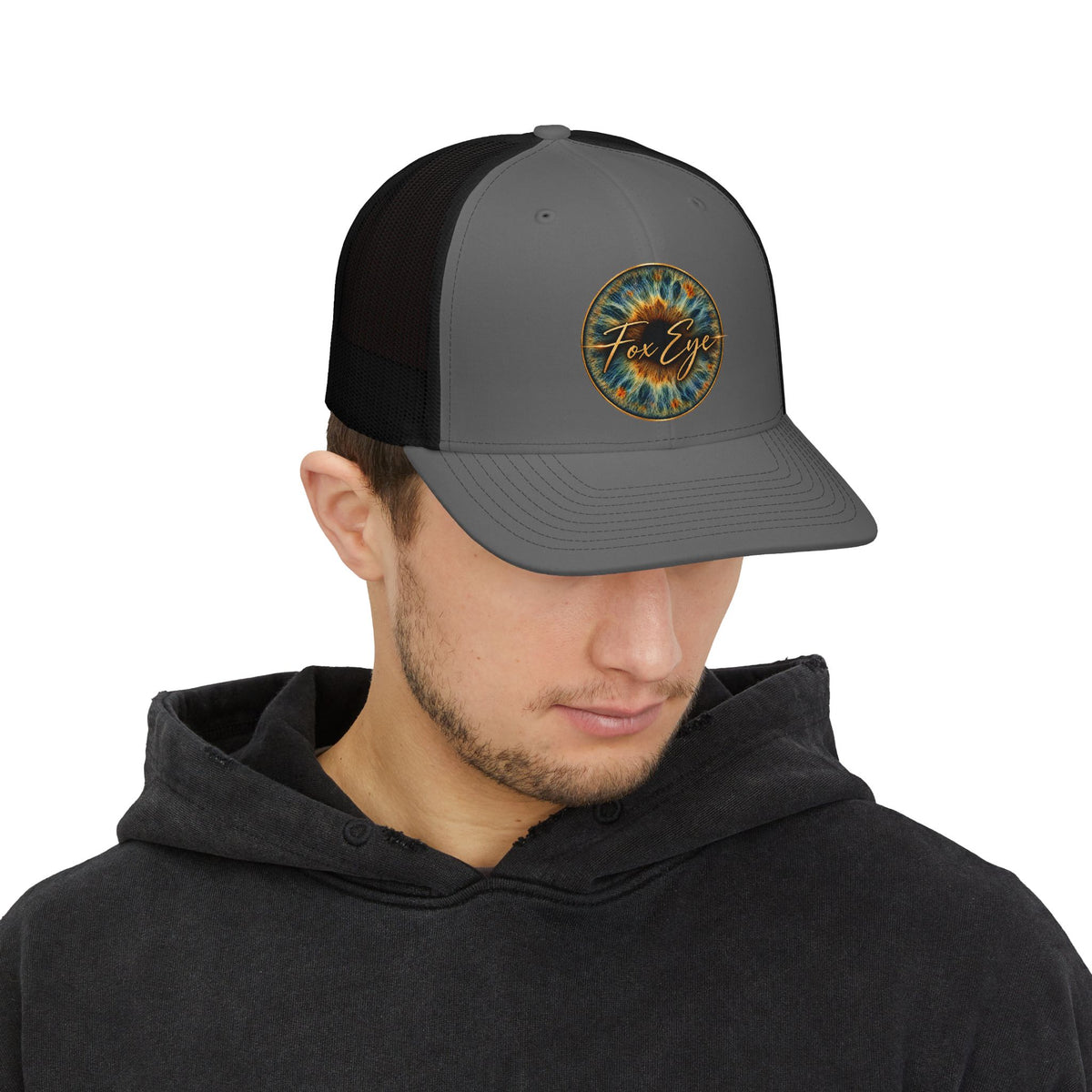Fox Eye Signature Trucker Cap | Gold Iris Badge