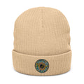 Fox Eye Iris Toque | Ribbed Cuffed Knit Beanie